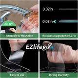 EZlifego Double Sided Tape Heavy Duty, Extra Large Nano Double Sided Adhesive Tape, Clear Mounting Tape Picture Hanging Adhesive Strips,Removable EZlifego