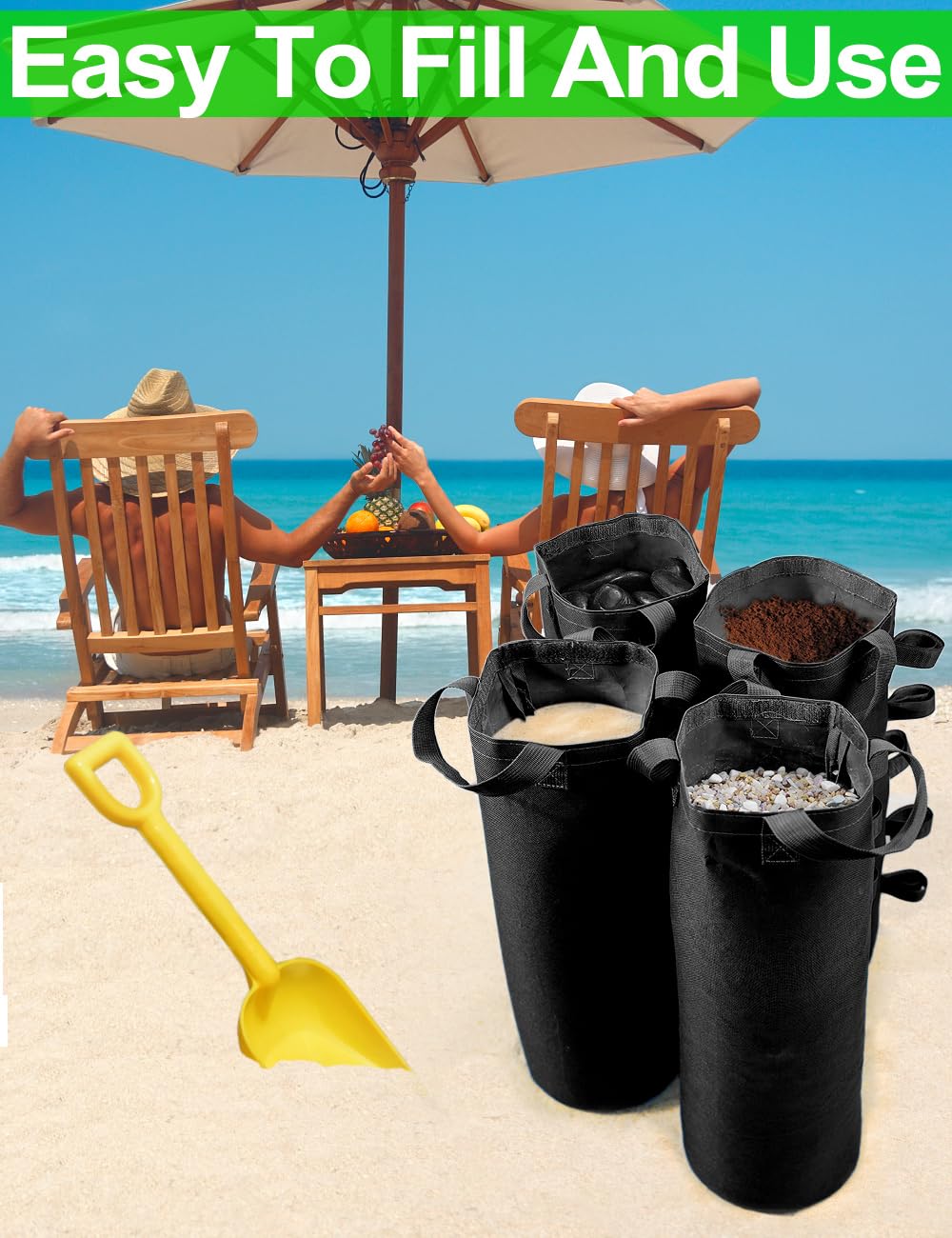 120LBS Extra Large Heavy Duty Canopy Weights Sand Bags for Ez Pop Up Canopy Tent Gazebo Outdoor Instant Sun Shelter Patio Umbrella, Upgraded 5 Giftape