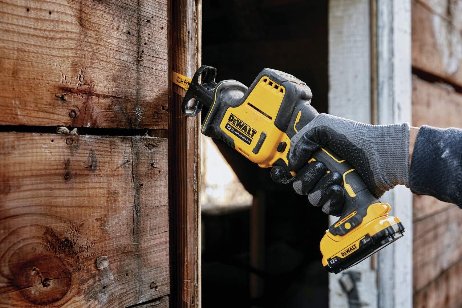 DEWALT XTREME 12V MAX* Reciprocating Saw, One-Handed, Cordless Kit (DCS312G1) DEWALT