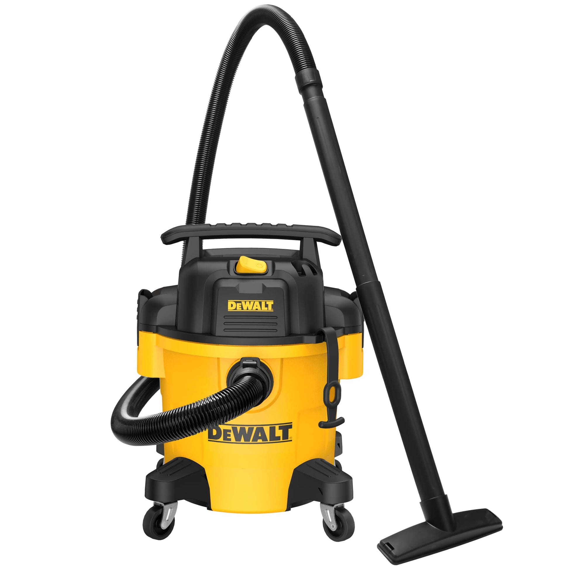 DeWALT DXV10P 10 gallon Poly Wet Dry Vacuum Yellow - WoodArtSupply