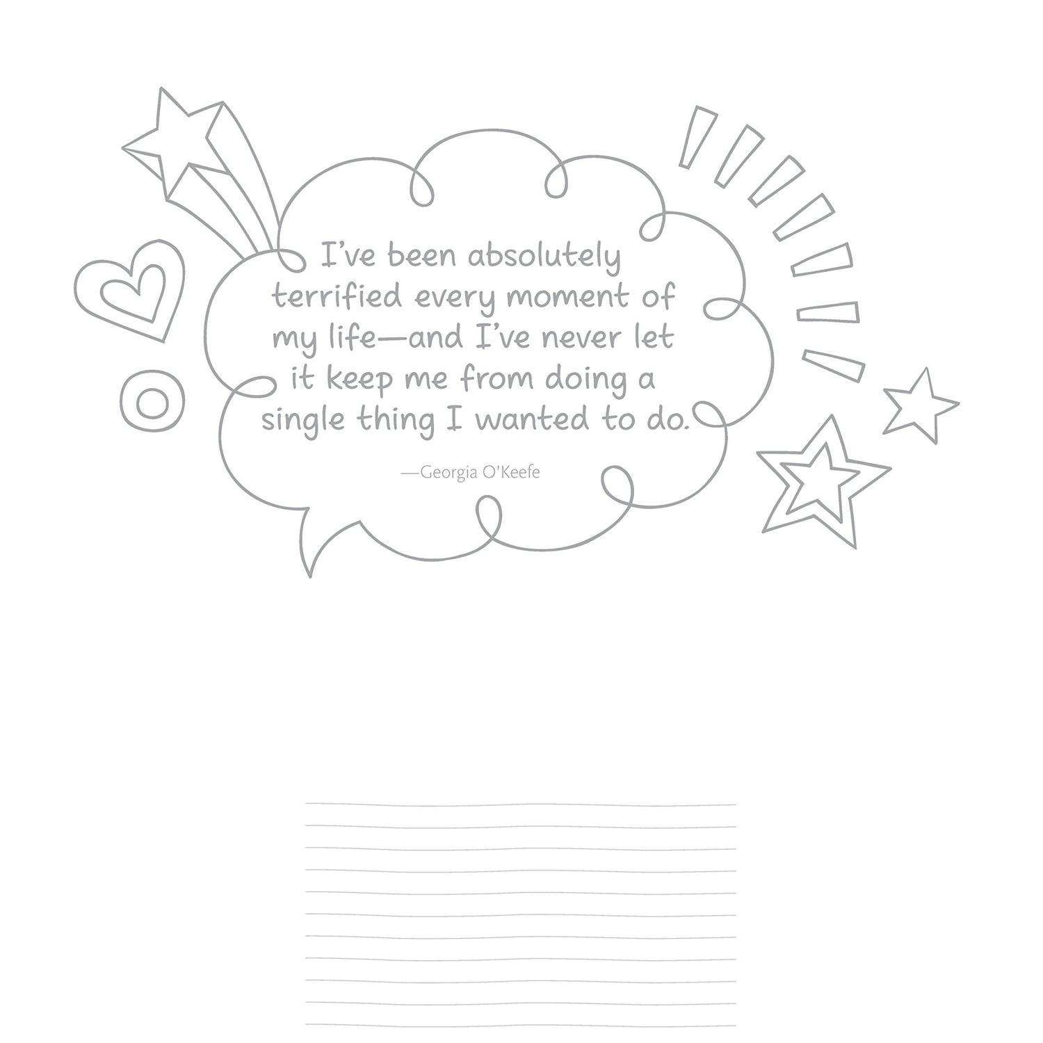 Notebook Doodles Go Girl!: Coloring & Activity Book (Design Originals) 30 Inspiring Designs; Beginner-Friendly Empowering Art Activities for Tweens, Design Originals