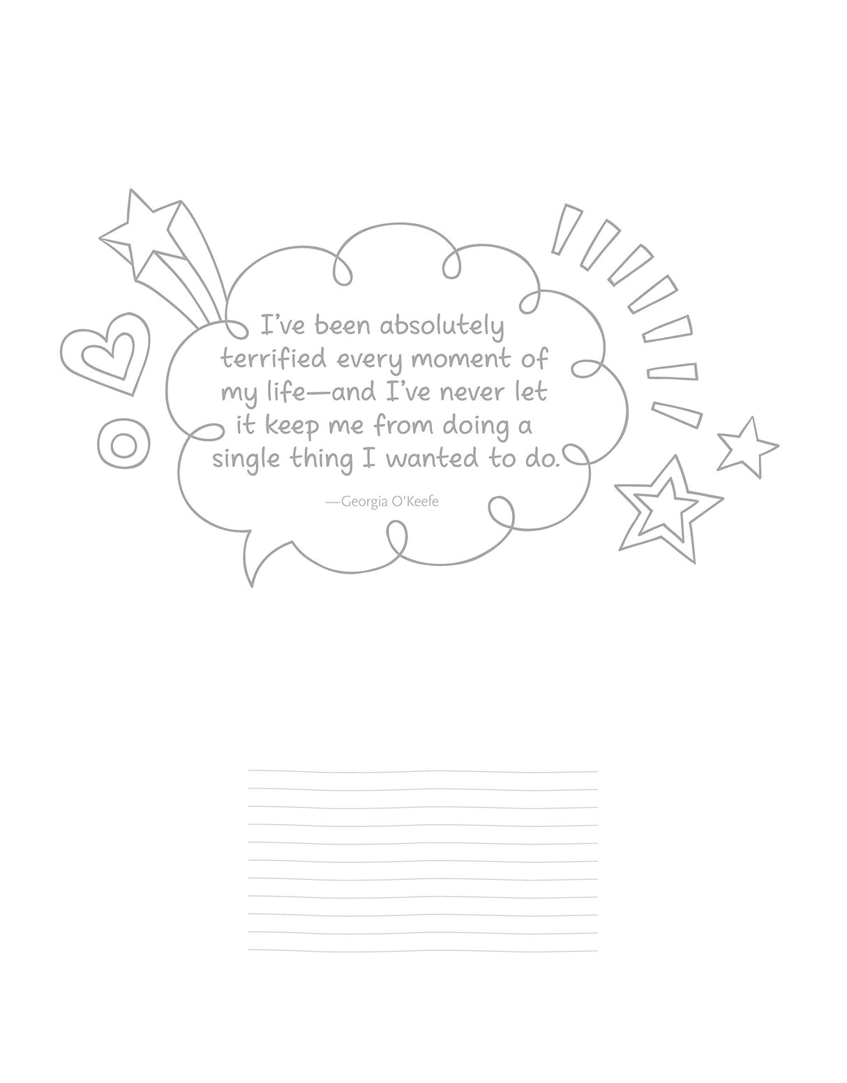 Notebook Doodles Go Girl!: Coloring & Activity Book (Design Originals) 30 Inspiring Designs; Beginner-Friendly Empowering Art Activities for Tweens, Design Originals
