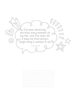 Notebook Doodles Go Girl!: Coloring & Activity Book (Design Originals) 30 Inspiring Designs; Beginner-Friendly Empowering Art Activities for Tweens, Design Originals