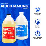 Specialty Resin & Chemical Fabri-Cast 50 [1 Gallon Kit] | 2-Part Polyurethane Casting Resin for Models, Figurines, and Sculptures | Beginner Liquid SPRESIN