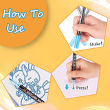 Double Line Outline Markers 24 Colors Super Squiggles Glitter Markers Self Outline Metallic Markers, Doodle Shimmer Markers Drawing Pens for OUNIY