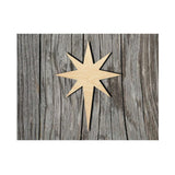 Bethlehem Star Wood Craft,Unfinished Wooden Cutout Art,DIY Wood Sign, Inspirational Farmhouse Wall Plaque,Rustic Home Decor for Home Restroom Arupkeer