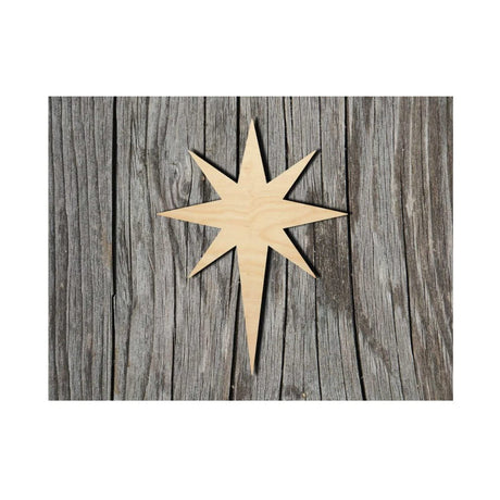 Bethlehem Star Wood Craft,Unfinished Wooden Cutout Art,DIY Wood Sign, Inspirational Farmhouse Wall Plaque,Rustic Home Decor for Home Restroom Arupkeer