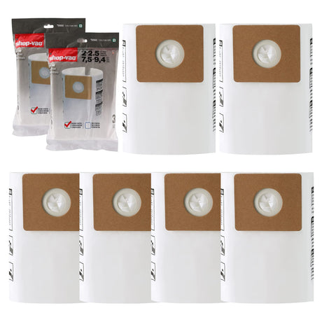 Shop-Vac 90668 2-2.5 Gallon Disposible Filter Bags,6 Pack Shop-Vac