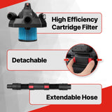 Shop-Vac 20V Cordless Wet/Dry Vacuum, 3-in-1 Portable Shop Vacuum Cleaner, Detachable Blower, Battery and Charger Included, Ideal for Jobsite, Shop-Vac