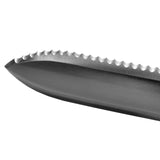 KAKURI Hori Hori Garden Knife with Sheath 12.5" [Stainless Steel Blade], Professional Garden Tool for Digging, Planting, Weeding, Wood Handle, Silver KAKURI