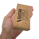 Flat Beveled Cork Sanding Block for Guitar Luthiers - Tool - Carpenter - Files - Guitar - Bodies - Wood - Furniture - Bass - Repair instruments - Guitar tools USA