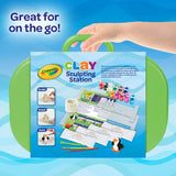 Crayola Clay Sculpting Station, Art Set for Kids, Gift for Ages 6, 7, 8, 9 Crayola