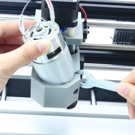 RATTMMOTOR CNC 1610 PRO 3 Axis GRBL Control DIY Mini CNC Router Machine Kit with Offline Controller and 14pcs ER11 Collets CNC Engraving Milling RATTMMOTOR