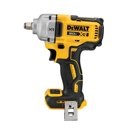 DEWALT 20V MAX Cordless Impact Wrench, 1/2" Hog Ring, Includes LED Work Light and Belt Clip, Bare Tool Only (DCF891B) DEWALT