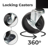 Olympia Tools 20-inch Rolling Tool Chest with Drawers - 5-Drawer Tool Chest Cabinet on Wheels Locking Storage Cabinets Garage Organizers for Workshop Olympia Tools