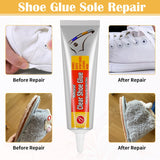 Shoe Glue Sole Repair Adhesive, Evatage Waterproof Shoe Repair Glue Kit with Shoe Fix Glue for Sneakers Boots Leather Handbags Fix Soles Heels Repair Evatage