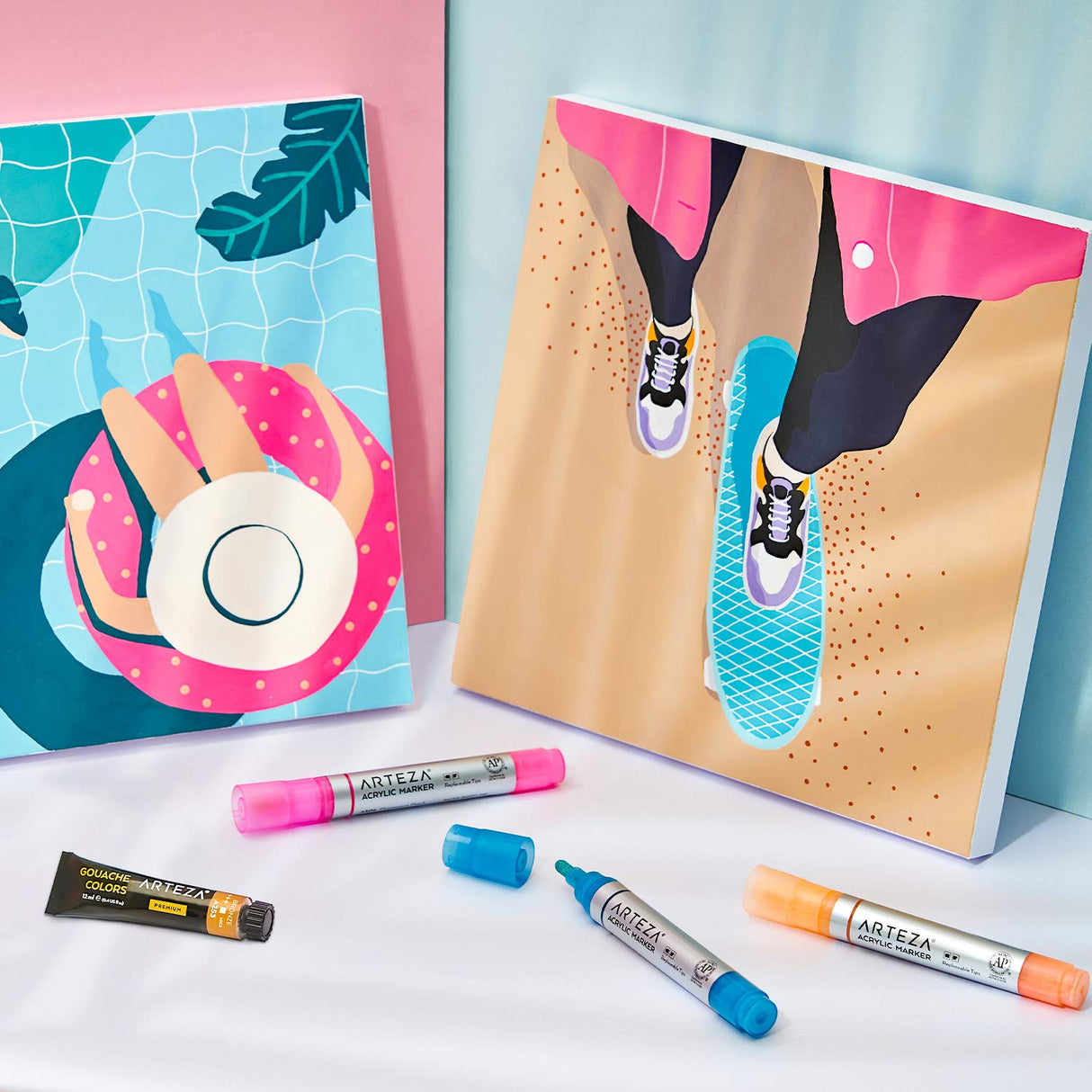 Arteza Acrylic Acrylic Paint Pen Sets Arteza Acrylic Paint Pens