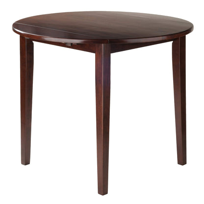 Winsome Wood Clayton Dining Walnut, 35.98x35.98x29.13 - WoodArtSupply