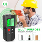 Stud Finder Wall Scanner 5 in 1 Multipurpose Electronic Stud Sensor with HD LCD Display AC Wire Detector Wall Wood Metal Stud Detector Portable Edge Tcwhniev