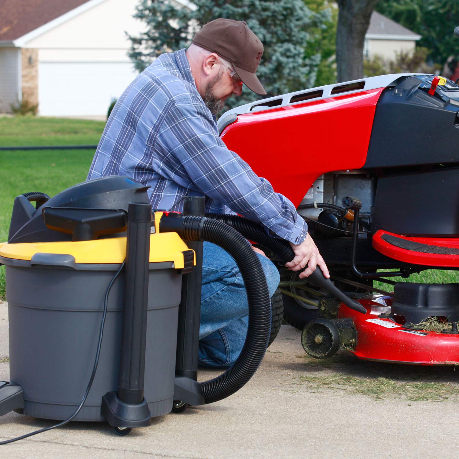 WORKSHOP Wet/Dry Vacs Vacuum WS1600VA High Capacity Wet/Dry Vacuum Cleaner, 16-Gallon Heavy-Duty Shop Vacuum Cleaner, 6.5 Peak HP Wet and Dry Vacuum WORKSHOP Wet/Dry Vacs