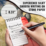 POPYOLA Waterproof Pocket Notebook, All Weather 3x5 Pocket Notepads with Lined Pages, Small Top Spiral Notebook Little Mini Memo Steno Note Pads for POPYOLA