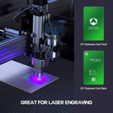 200 Pcs Metal Business Card Blanks, Colorful Aluminum Laser Engraving Blanks Multipurpose Metal Cards Laser Engraving DIY Cards for Circut, CNC, Blavvennt