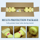 MCWlaser 50W CO2 Laser Tube Length 850mm Dia. 55mm with Metal Head for CO2 Laser Engraver Cutting Machine MCWlaser