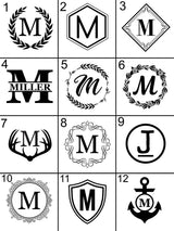 Custom Engraved Monogram Wooden Keychain Personalized with Monogram and Name 2.5x1 Inch Etched Wood Key Chain R and R Imports