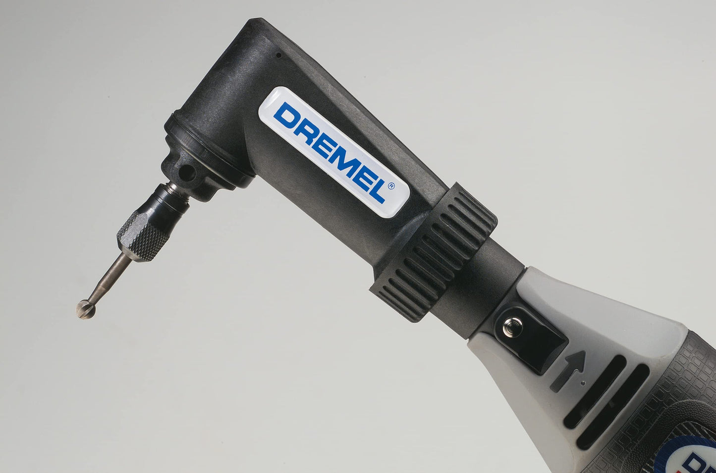 Dremel 575 Right Angle Attachment for Rotary Tool- Angle Drill Attachment , Black - WoodArtSupply