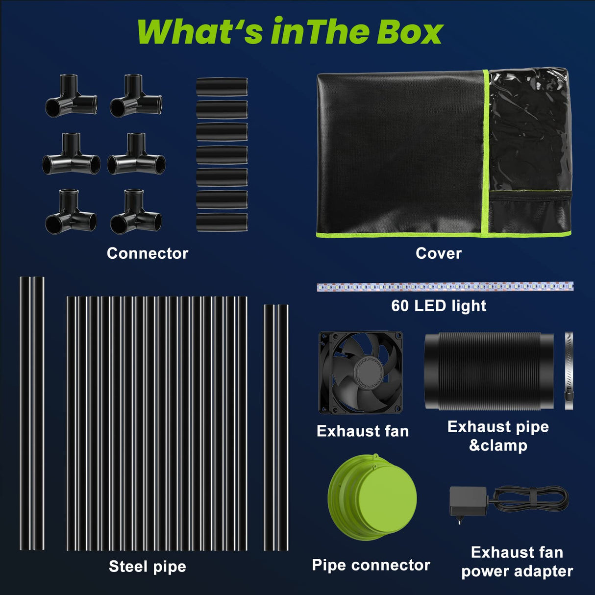 BROVR Laser Engraver Enclosure with Exhaust Fan, Pipe, LED Light, Fireproof Laser Enclosure for Most Laser Cutter, Laser Accessories Effectively BROVR