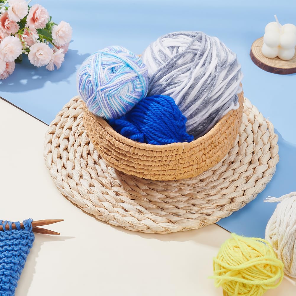 FREEBLOSS Coiled Basket Kit Basket Weaving Craft DIY Macrame Basket Kit Macrame Kit for Beginners Macrame Cord Kit for Adults Gift FREEBLOSS