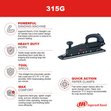 Ingersoll Rand 315G Straight Line Air Sander, 2.75" x 17.5" Pad, 3,000 SPM, Large Ingersoll Rand