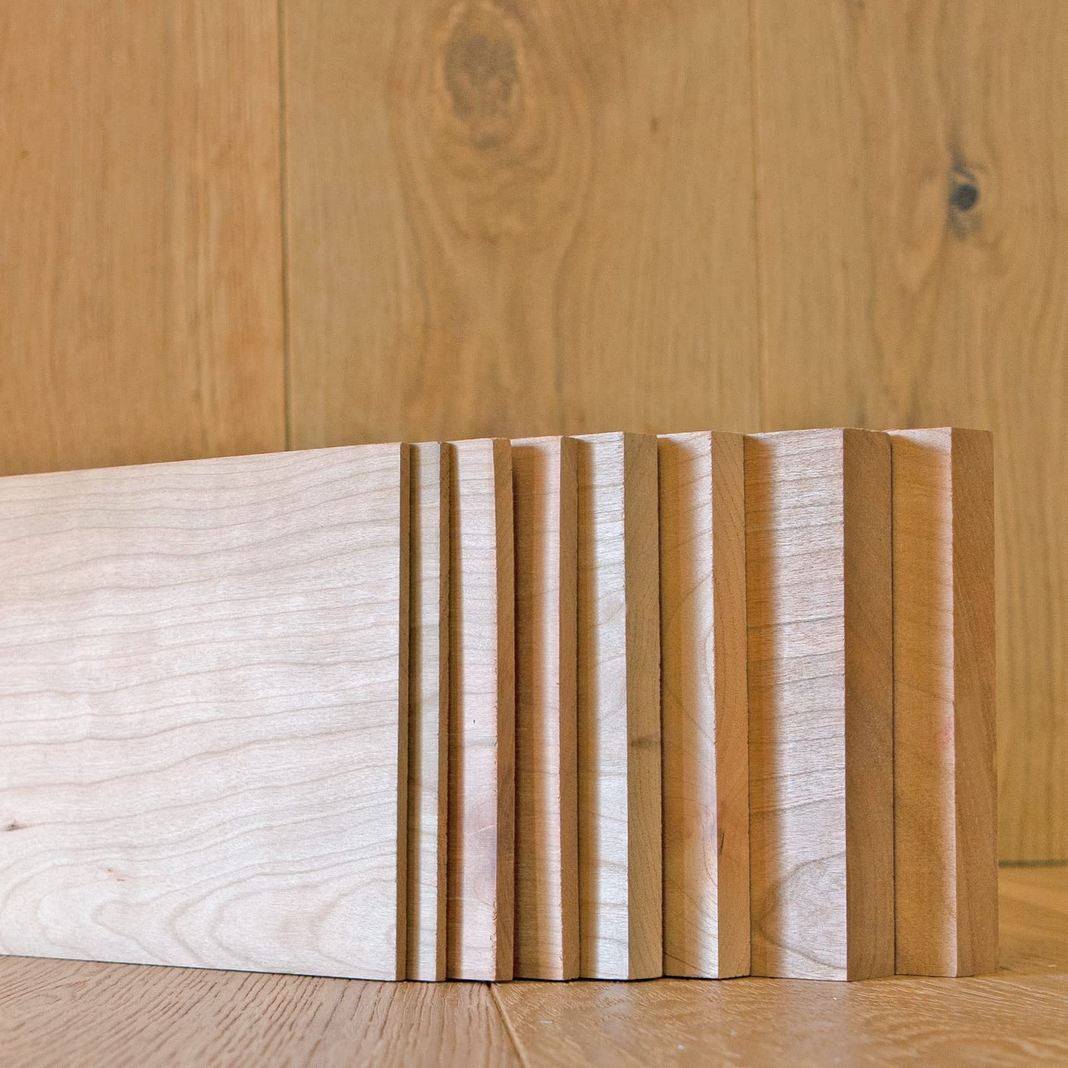 3/4” x 8” x 24” Cherry Solid Hardwood Unfinished for Crafts, DYI, Scroll Saw, Woodworking and Laser Engraving (1pc) Cherokee Wood Products