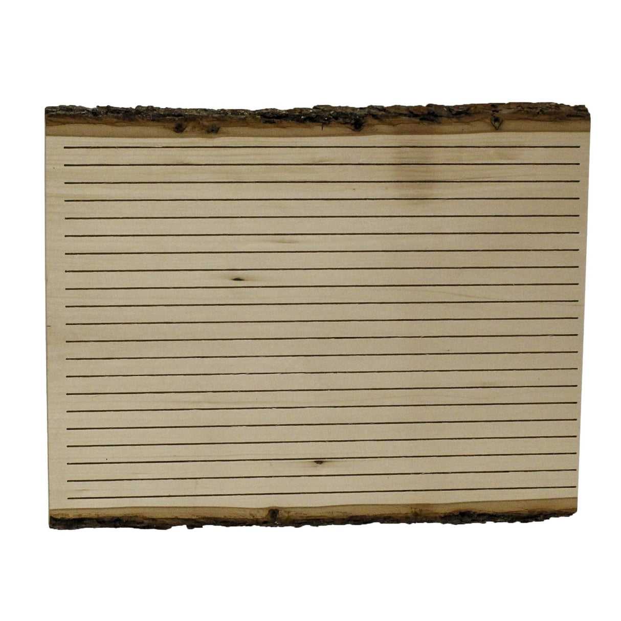 Walnut Hollow Basswood Bark Edge Letter Board for Woodburning, Home Décor and Rustic Weddings Walnut Hollow