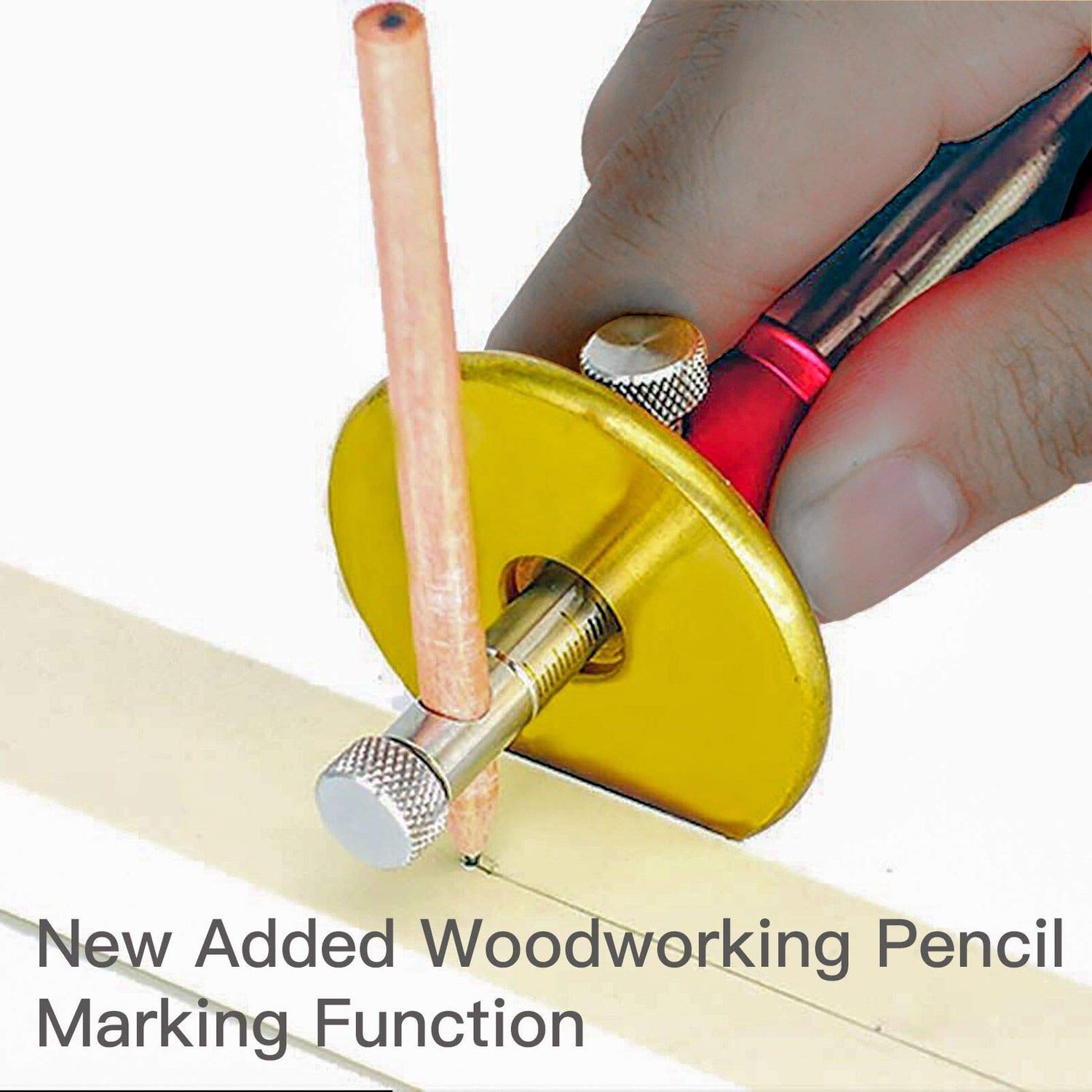 YOSELIN Dovetail Marking Jig Wheel Marking Gauge Tool Set, 1 Woodworking Pencil,1 Wheel Cutter for Hardwood,1 Bearing Wheel Cutter for Soft Wood, YOSELIN