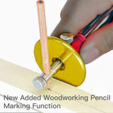 YOSELIN Dovetail Marking Jig Wheel Marking Gauge Tool Set, 1 Woodworking Pencil,1 Wheel Cutter for Hardwood,1 Bearing Wheel Cutter for Soft Wood, YOSELIN
