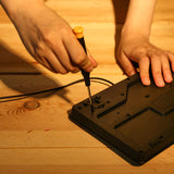 DEKOPRO 208 Piece Tool Set,General Household Hand Tool Kit, Auto Repair Tool Box with Plastic Toolbox Storage Case DEKOPRO