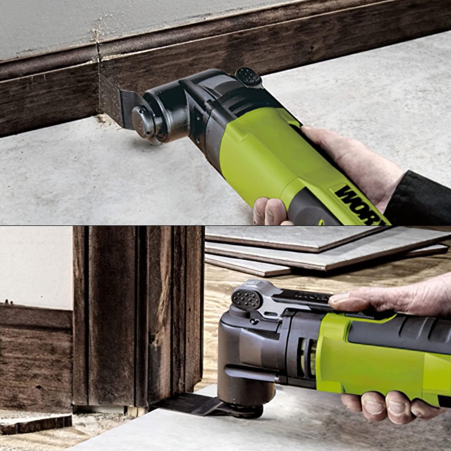 TrivdPro 100Pcs Oscillating Tool Blades Professional Universal Oscillating Saw Blades Wood Multitool Blades Compatible with Dewalt, Milwaukee, TrivdPro