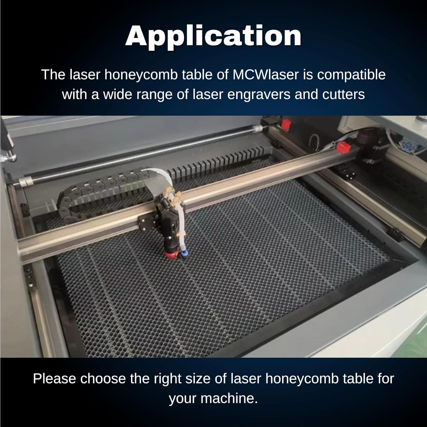 MCWlaser Honeycomb Laser Table 900 x 600mm/35.43" x 23.62" for CO2 Laser Engraver Cutting Engraveing Machine MCWlaser