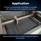 MCWlaser Honeycomb Laser Table 900 x 600mm/35.43" x 23.62" for CO2 Laser Engraver Cutting Engraveing Machine MCWlaser