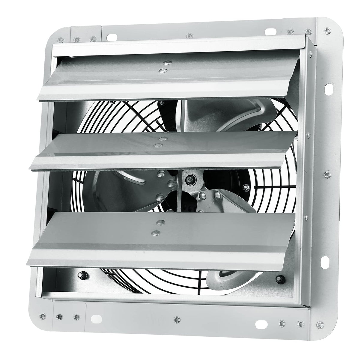 VEVOR 10'' Shutter Exhaust Fan, High-speed 820 CFM, Aluminum Wall Mount Attic Fan with AC-motor, Ventilation and Cooling for Greenhouses, Garages, VEVOR
