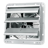 VEVOR 10'' Shutter Exhaust Fan, High-speed 820 CFM, Aluminum Wall Mount Attic Fan with AC-motor, Ventilation and Cooling for Greenhouses, Garages, VEVOR