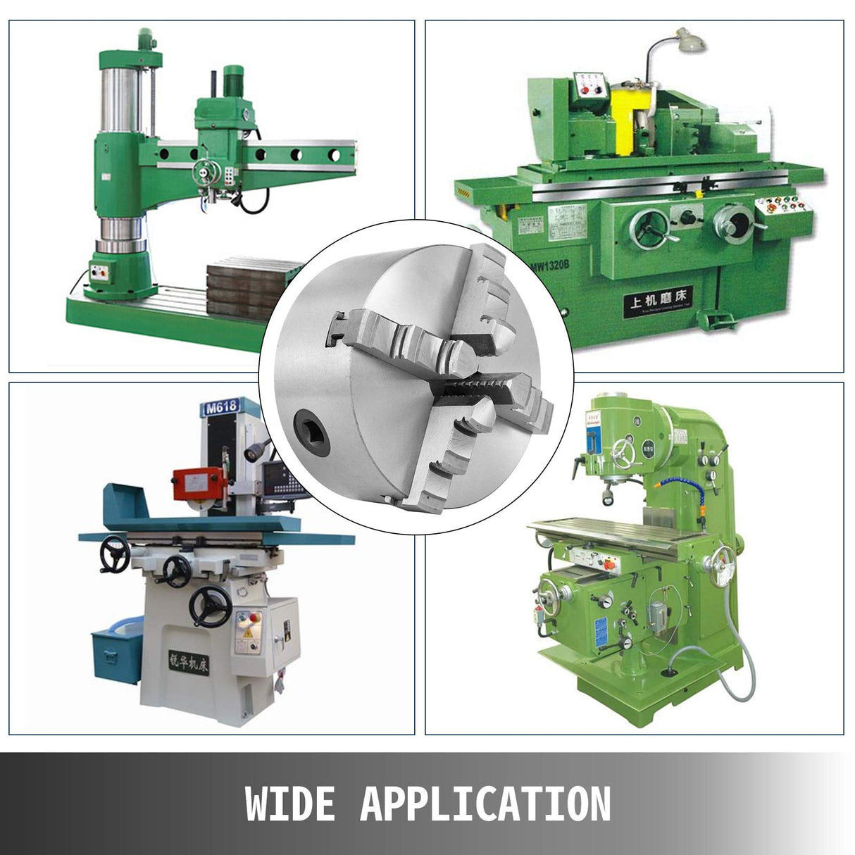 VEVOR Mini Metal Lathe Machine, 7'' x 16'', 800W Precision Benchtop Power Metal Lathe, 150-2500 RPM Continuously Variable Speed, with 3.9'' 3-jaw VEVOR