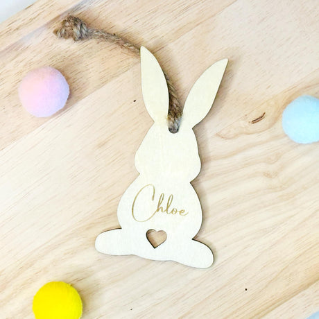 Personalized Easter Tag | BULK OPTION | Personalized Easter Basket Name Tags | Bunny Basket Name Tags | Easter Basket Name Tags | Bunny Basket Tag SugoiCC