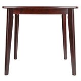 Winsome Pauline Dining, 34.02x34.02x29.33, Walnut Winsome