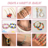 UOONY 35000pcs 2mm Glass Seed Beads for Jewelry Making Kit, 250pcs Alphabet Letter Beads, Tiny Beads Set for Bracelets Making, DIY, Art and Craft UOONY