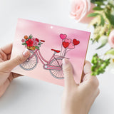 COCHIE DIY Wooden Ornaments to Paint for Kids Valentine's Day Party, 12 Pieces Unfinished Predrilled Wood Slices for Crafts with Laser Carving Line COCHIE