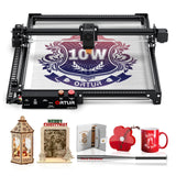 ORTUR Laser Master 2 Pro S2 LU2-10A,10W Output Power Laser Engraver and Cutter, 0.05 x 0.1mm Compressed Spot Laser Engraver for Wood and Metal, 400 x Ortur