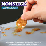 LEORBO Silicone Mat, 2 Pack Silicone Mats for Resin, 15.7"x 11.7" Silicone Sheets for Resin Molds, Silicone Mats for Crafts, Resin Paint Clay Mat, LEOBRO