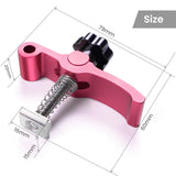 NymoLabs 2PCS T-Track Hold Down Clamp for CNC Router Metalworking Woodworking, MDF Spoilboard with 6mm(0.24'') Threaded Hole Aluminum Spoilboard for NYMOLABS